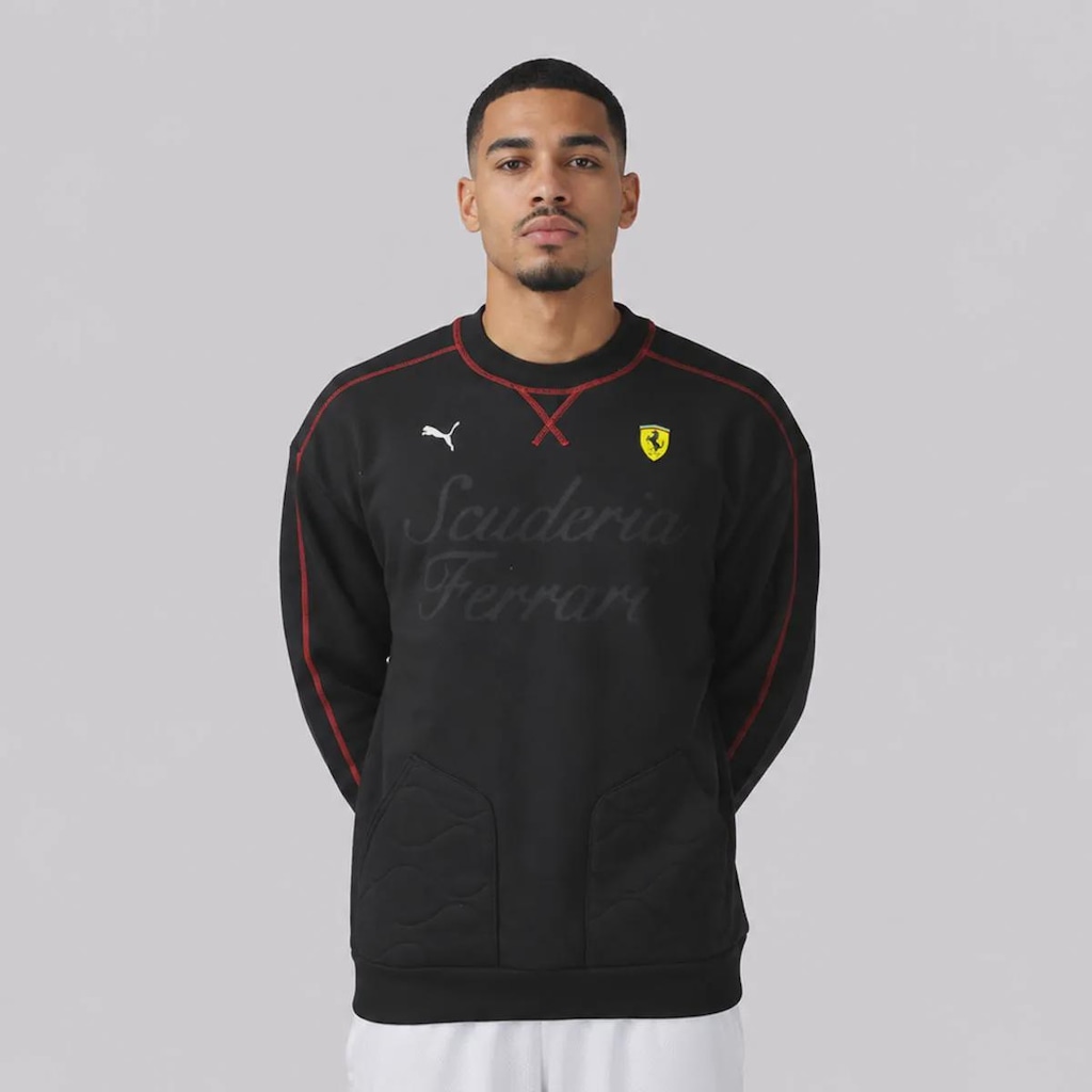 Imagem 2 do produto Blusão de Moletom Puma Ferrari Premium T7 Sweat FL Masculino