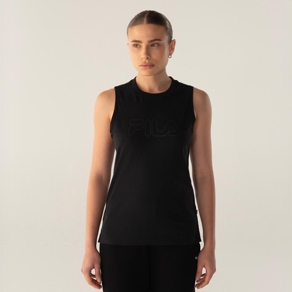 Imagem 1 do produto Camiseta Regata Fila Basic Regular Outline Feminina