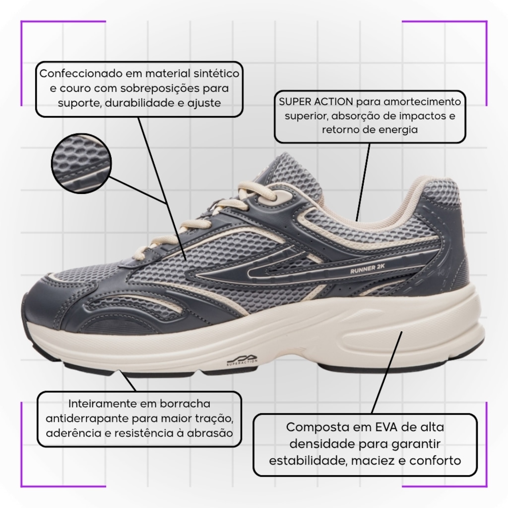 Imagem 5 do produto Tênis Masculino Fila Runner 2K