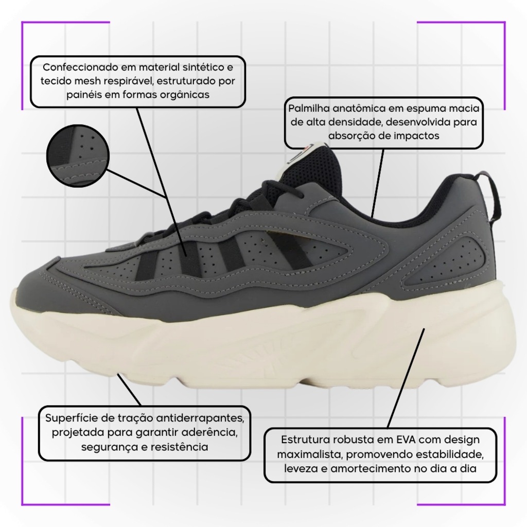 Imagem 3 do produto Tênis Masculino Fila Street Fit 3