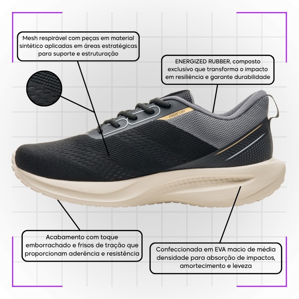 Imagem 3 do produto Tênis Masculino Fila Rise Up