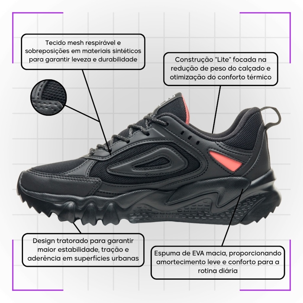 Imagem 3 do produto Tênis Feminino Fila Venture Tracer Lite