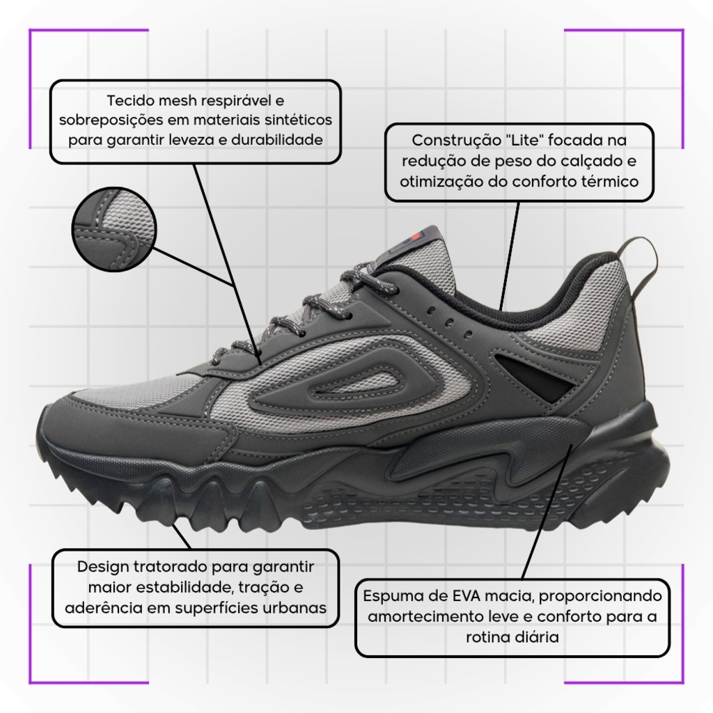 Imagem 3 do produto Tênis Masculino Fila Venture Tracer Lite