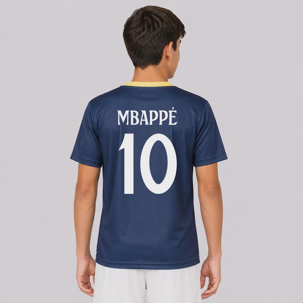 Imagem 1 do produto Camisa do Real Madrid Campeones 10 Mbappé - Infantil
