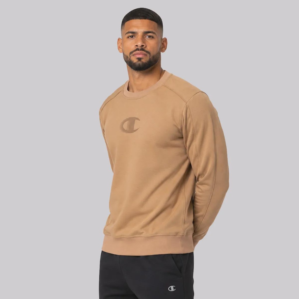 Imagem 2 do produto Blusão de Moletom Champion Crewnek Motion Logo Masculino