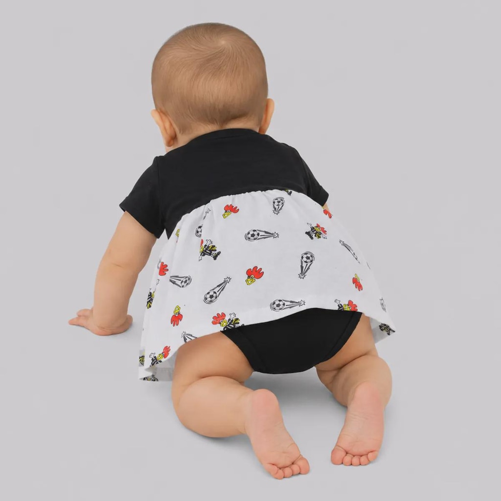 Imagem 2 do produto Body do Atlético Mineiro Vestido Galinho - Infantil