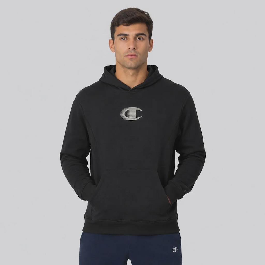 Imagem 1 do produto Blusão de Moletom Champion Tech Hoodie Motion Logo Masculino