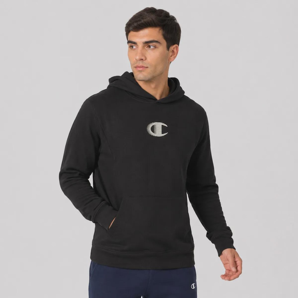 Imagem 3 do produto Blusão de Moletom Champion Tech Hoodie Motion Logo Masculino