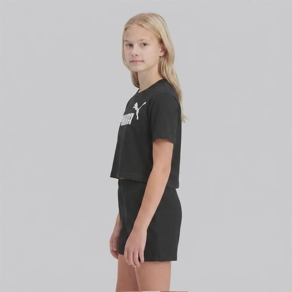 Imagem 2 do produto Camiseta Cropped Puma Ess No.1 Logo Short Length Infantil