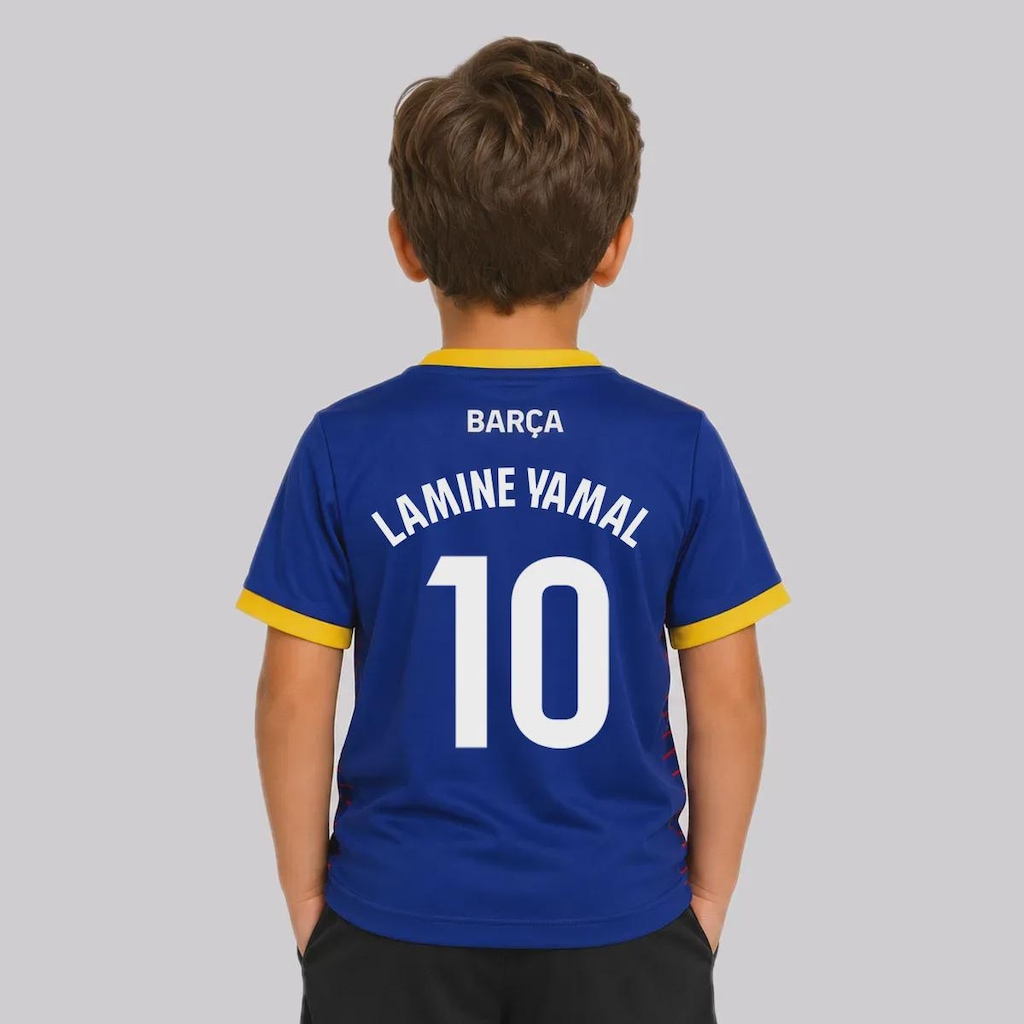 Imagem 1 do produto Camisa do Barcelona Illuvium 10 Lamine Yamal - Infantil