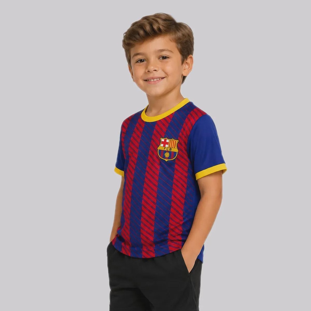Imagem 3 do produto Camisa do Barcelona Illuvium 10 Lamine Yamal - Infantil