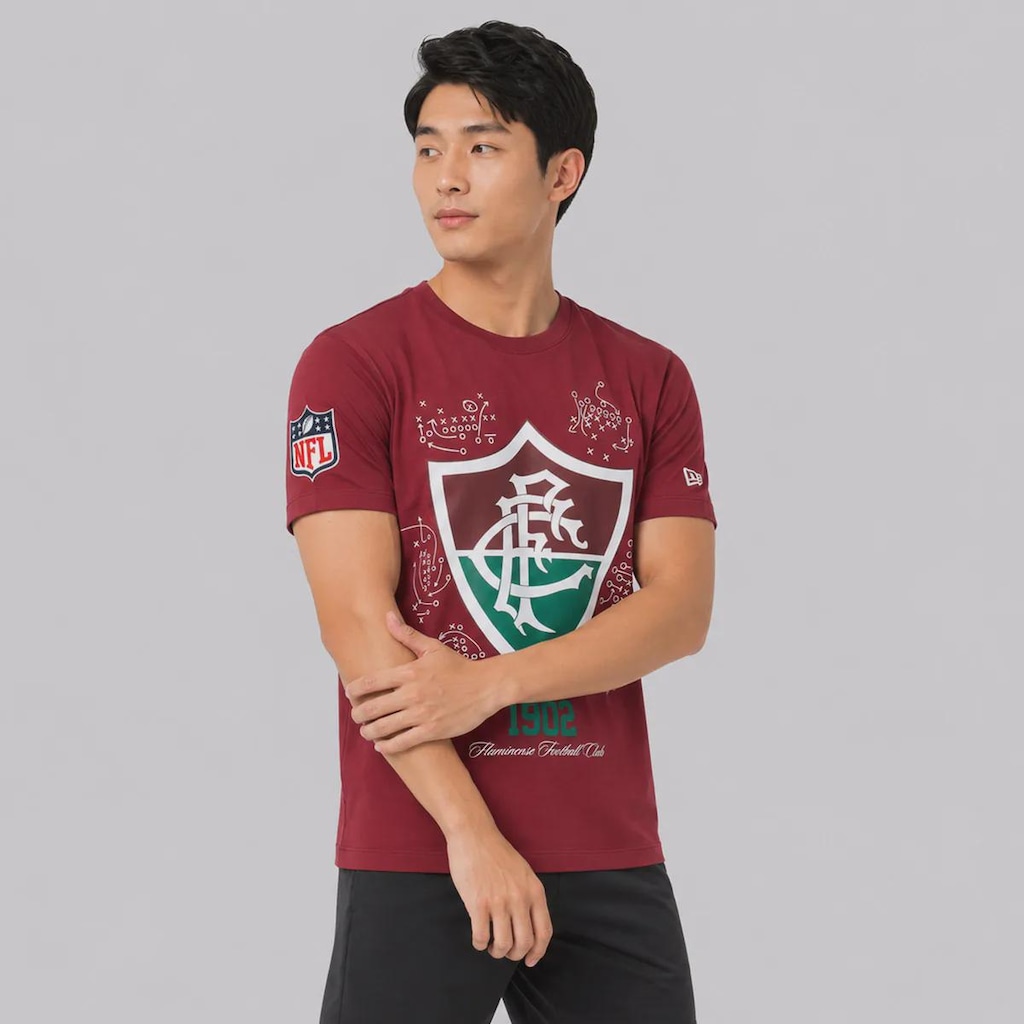 Imagem 3 do produto Camiseta do Fluminense New Era NFL Rio Game 2026 Masculina