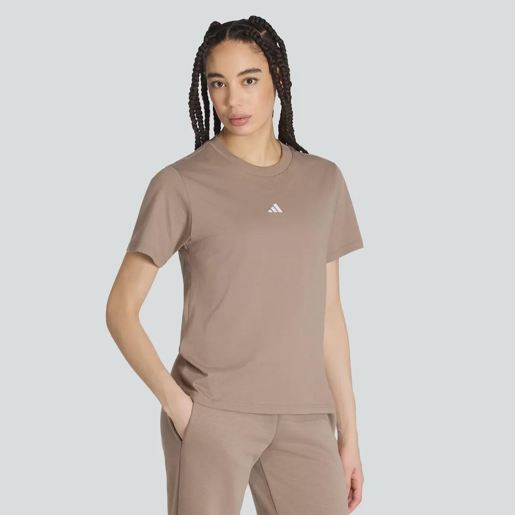 Imagem 1 do produto Camiseta adidas Essentials 3 Stripes Feminina