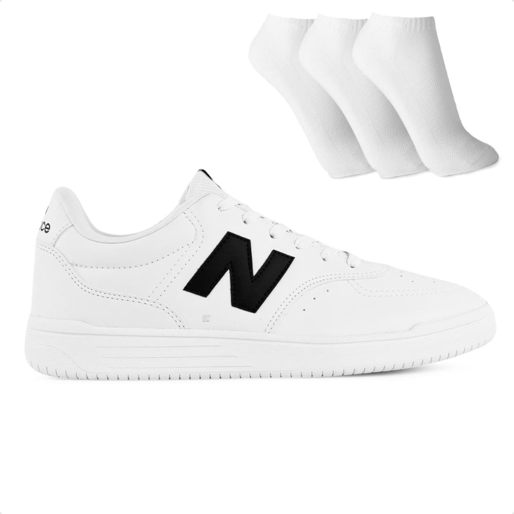 Imagem 1 do produto Tênis Unissex New Balance BB80 + 3 Pares de Meias