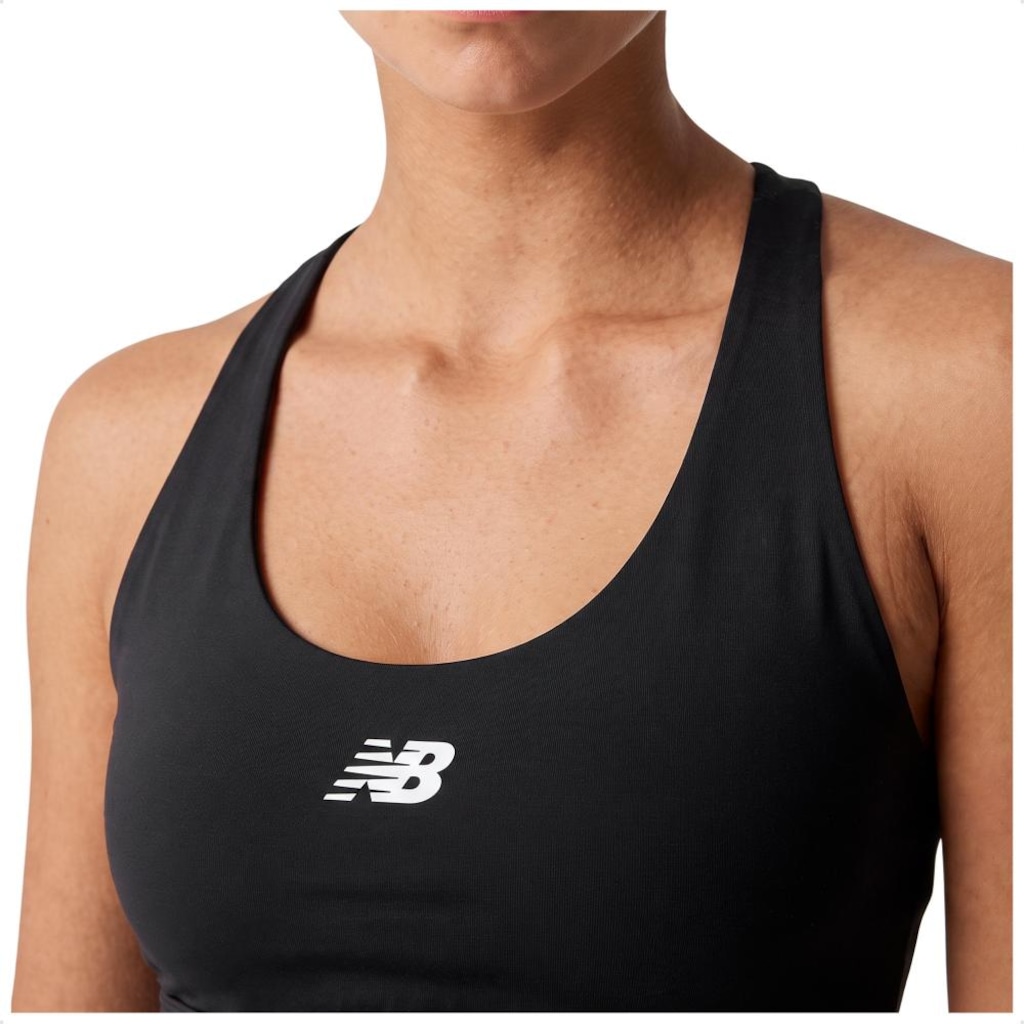 Top New Balance Tech Training Graphic Bra Feminino - Foto 3