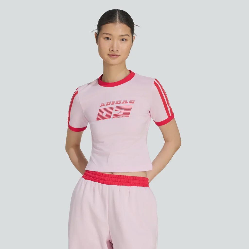 Imagem 1 do produto Camiseta Cropped adidas 03 Racing Feminina