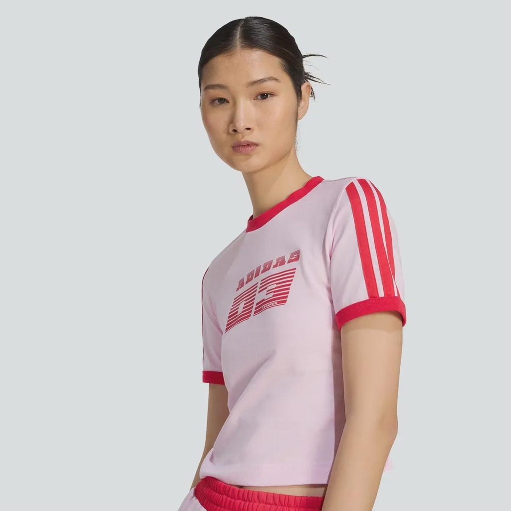 Imagem 4 do produto Camiseta Cropped adidas 03 Racing Feminina