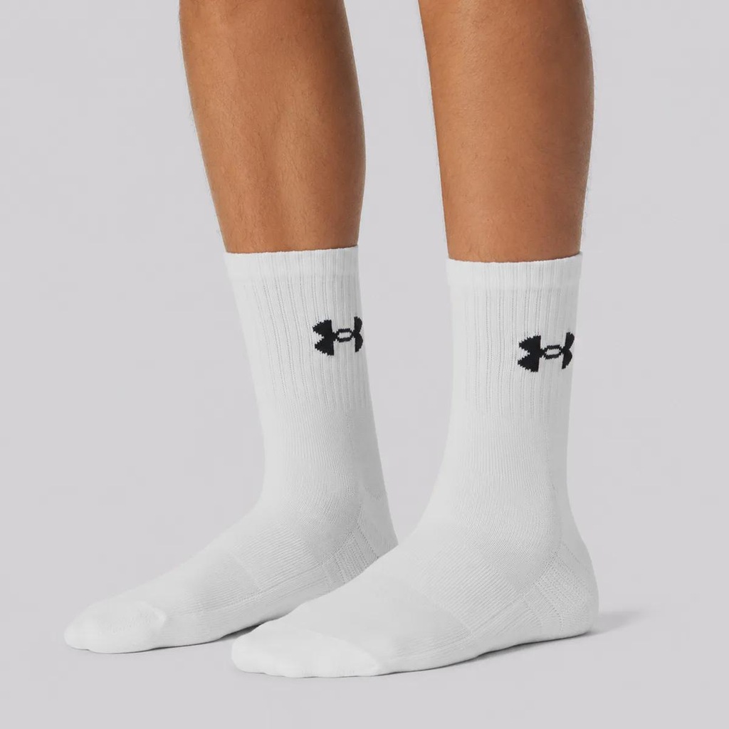Imagem 1 do produto Kit 3 Pares de Meia Cano Médio Under Armour Performance Masculino