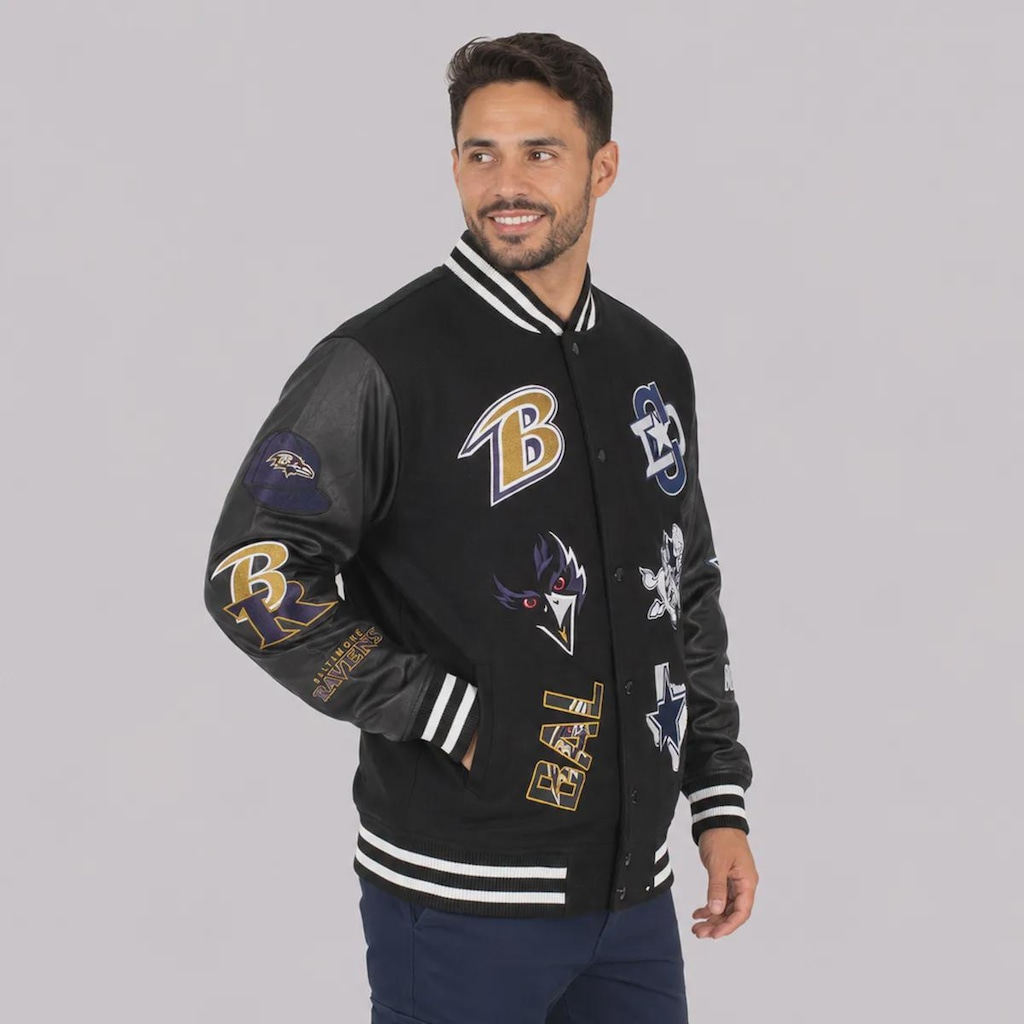 Imagem 2 do produto Jaqueta Masculina New Era NFL Brasil Game 2026 Varsity