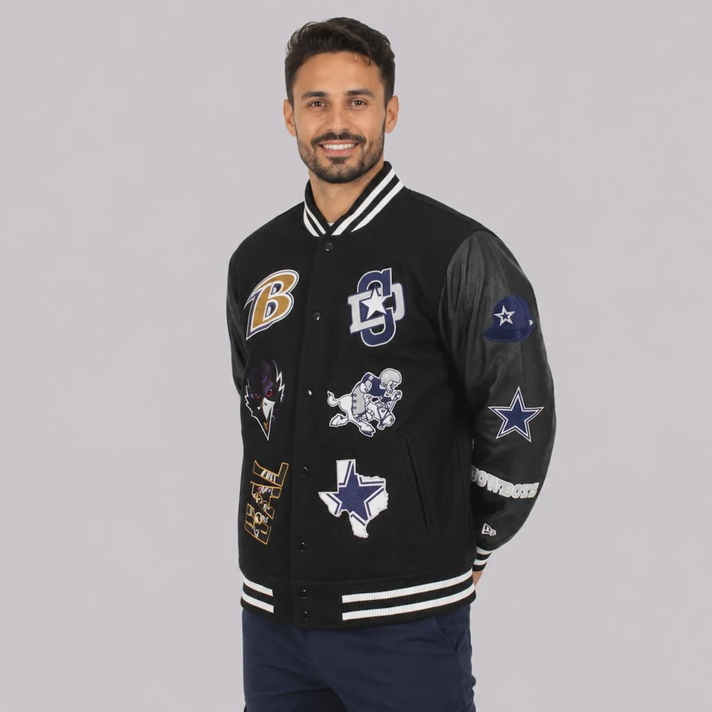 Imagem 3 do produto Jaqueta Masculina New Era NFL Brasil Game 2026 Varsity
