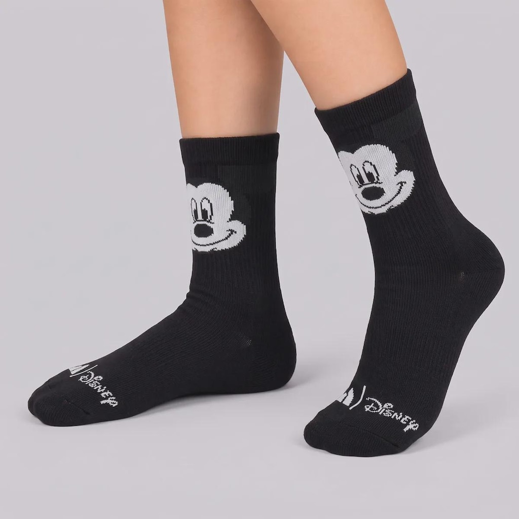 Imagem 1 do produto Kit 3 Pares de Meia adidas Mickey Disney Infantil