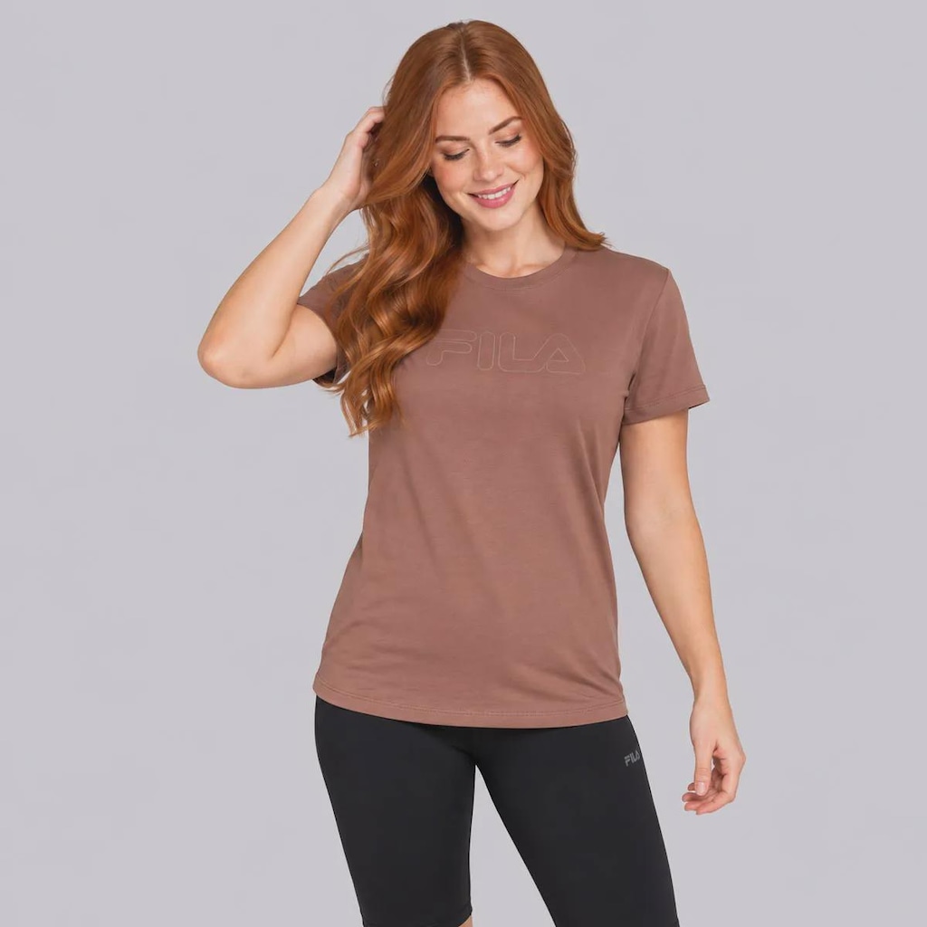 Imagem 3 do produto Camiseta Fila Regular Basic Outline Feminina