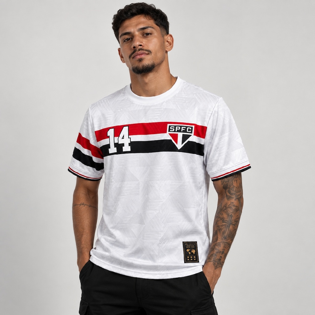 Imagem 2 do produto Camisa do São Paulo Aloísio Chulapa Ídolo Hyperbole - Masculina