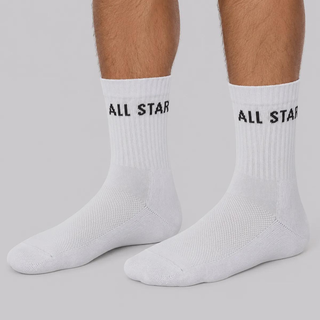 Imagem 2 do produto Kit 3 Pares de Meia Cano Médio Converse Unissex