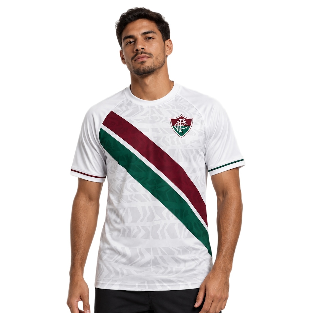 Imagem 2 do produto Camisa do Fluminense Vigor Tricolor Braziline - Masculina
