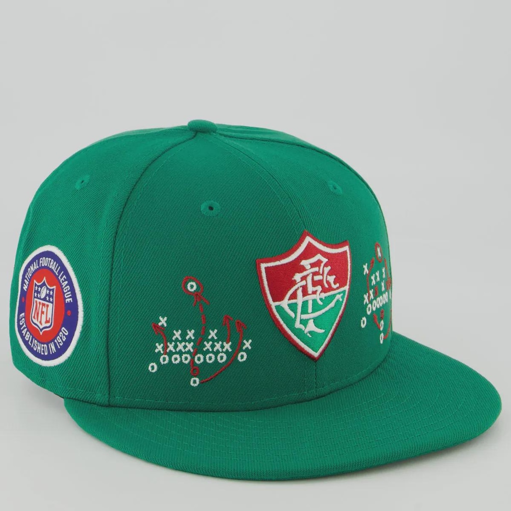 Imagem 2 do produto Boné Unissex New Era Fluminense 5950 NFL Brasil Game 2026 Aba Reta