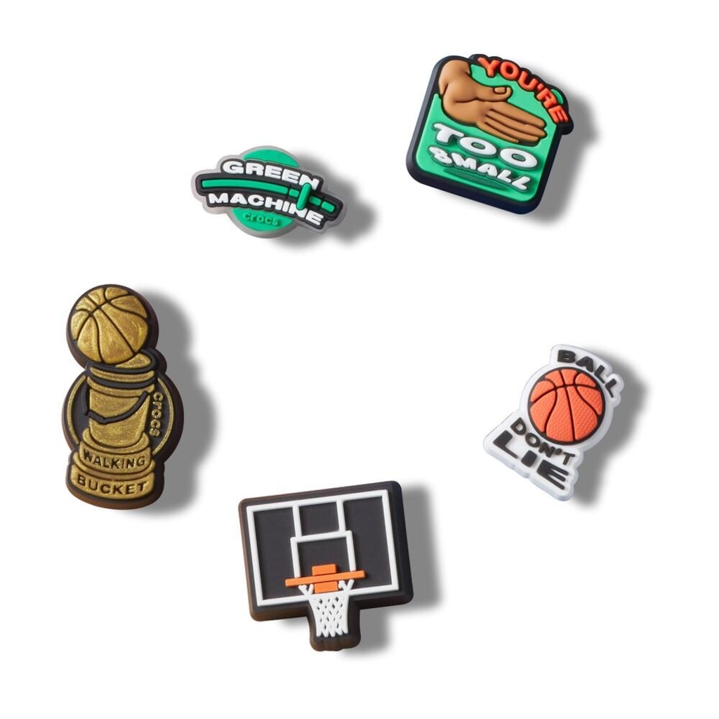 Imagem 1 do produto Jibbitz™ Crocs Basketball Gamer Pack com 5 Peças