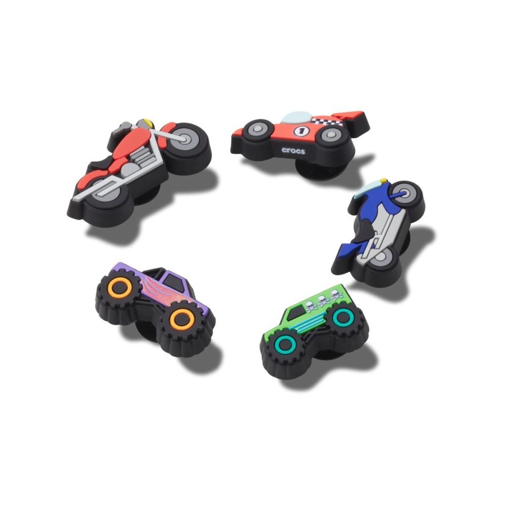 Imagem 1 do produto Jibbitz™ Crocs Veículos de Final de Semana Pack com 5 Peças