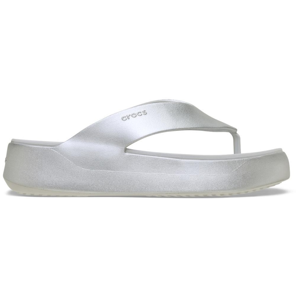 Imagem 1 do produto Sandália Unissex Crocs Getaway Metallic Platform Flip
