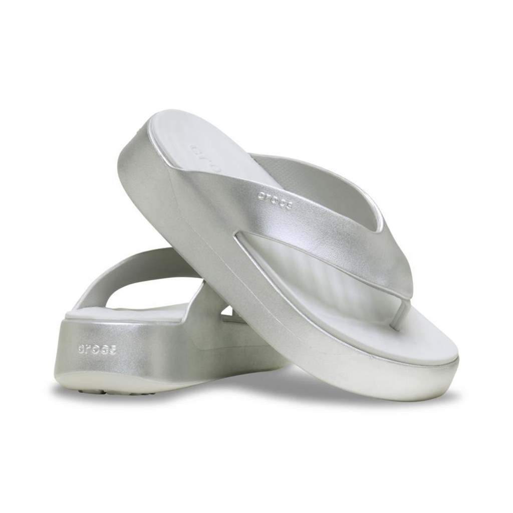 Imagem 4 do produto Sandália Unissex Crocs Getaway Metallic Platform Flip
