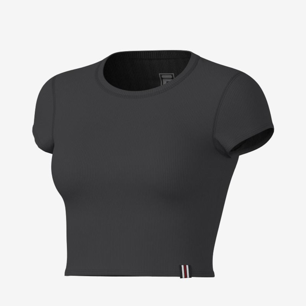 Imagem 1 do produto Camiseta Fila Cropped Life Ribbed III Feminina