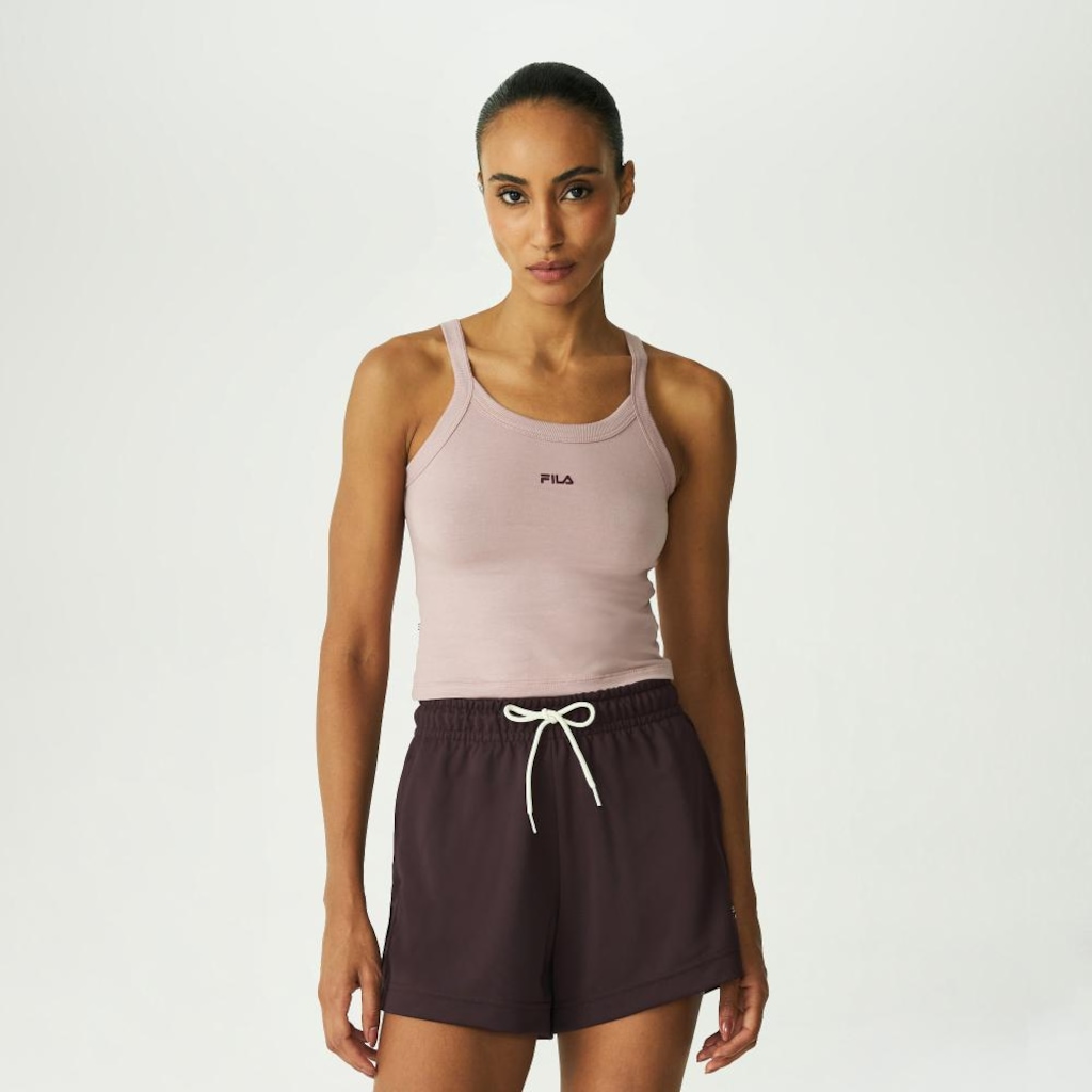 Imagem 1 do produto Camiseta Regata Fila Ribbed Letter Feminina