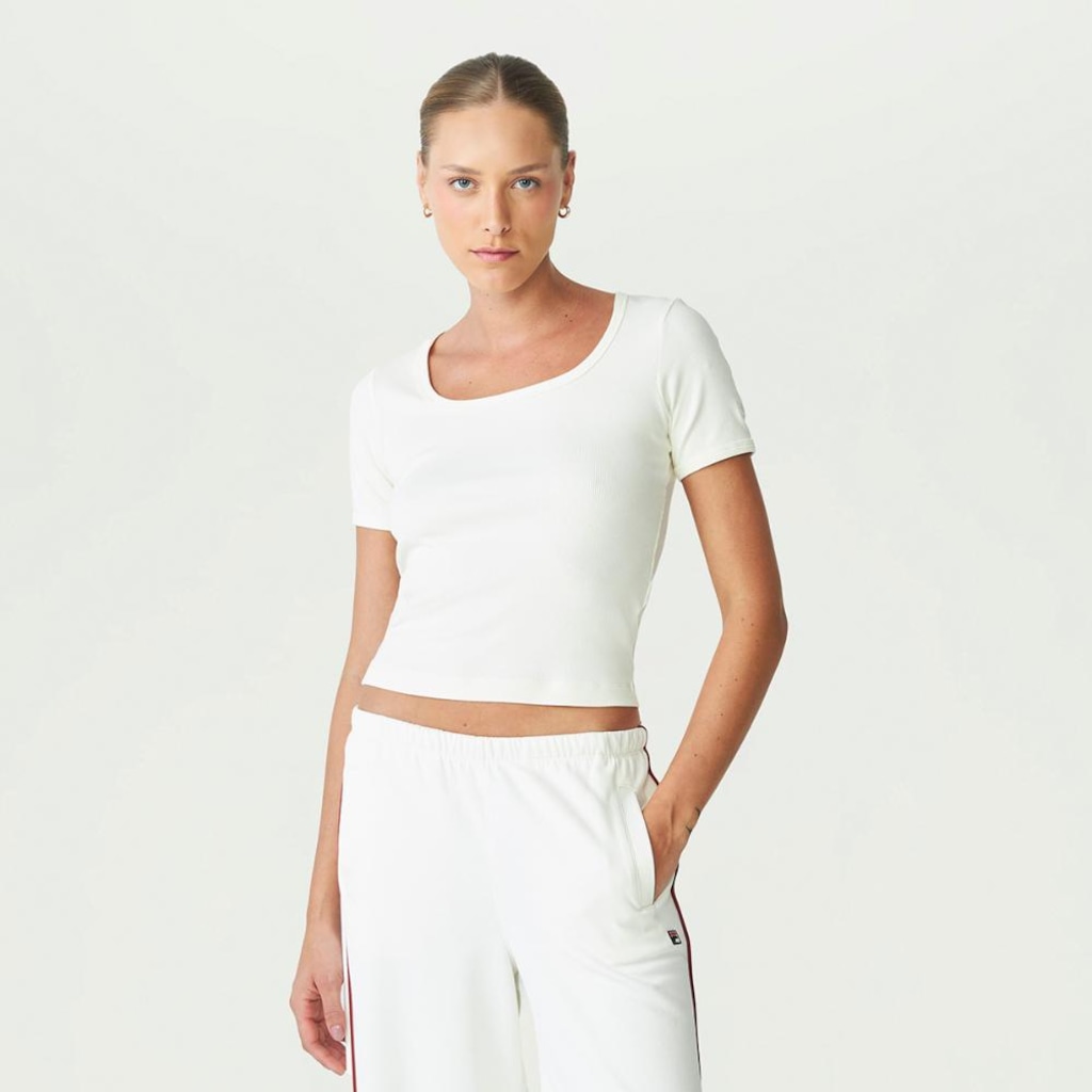 Imagem 1 do produto Camiseta Fila Essentials Rib Feminina