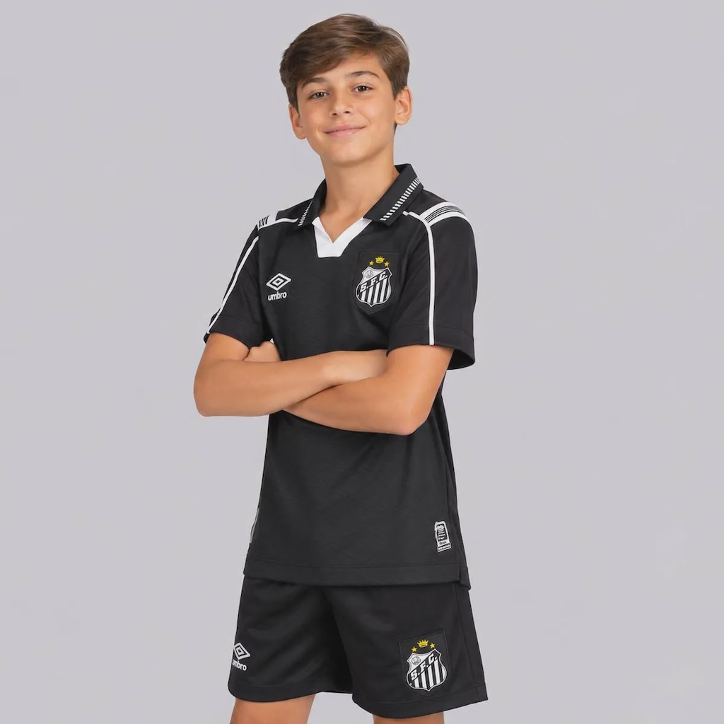Imagem 3 do produto Camisa do Santos III 26/27 Umbro Infantil