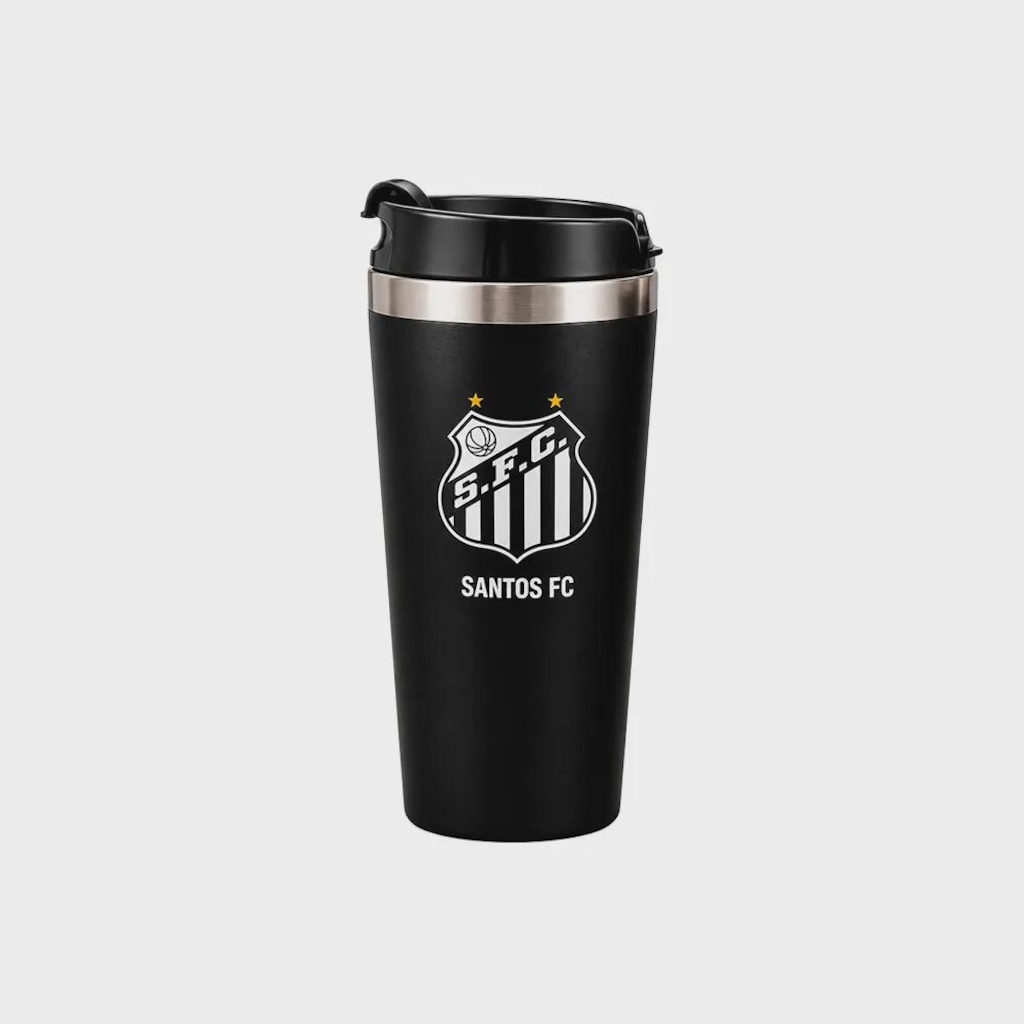 Imagem 1 do produto Copo do Santos Brasfoot Denver Emborrachado 450ML