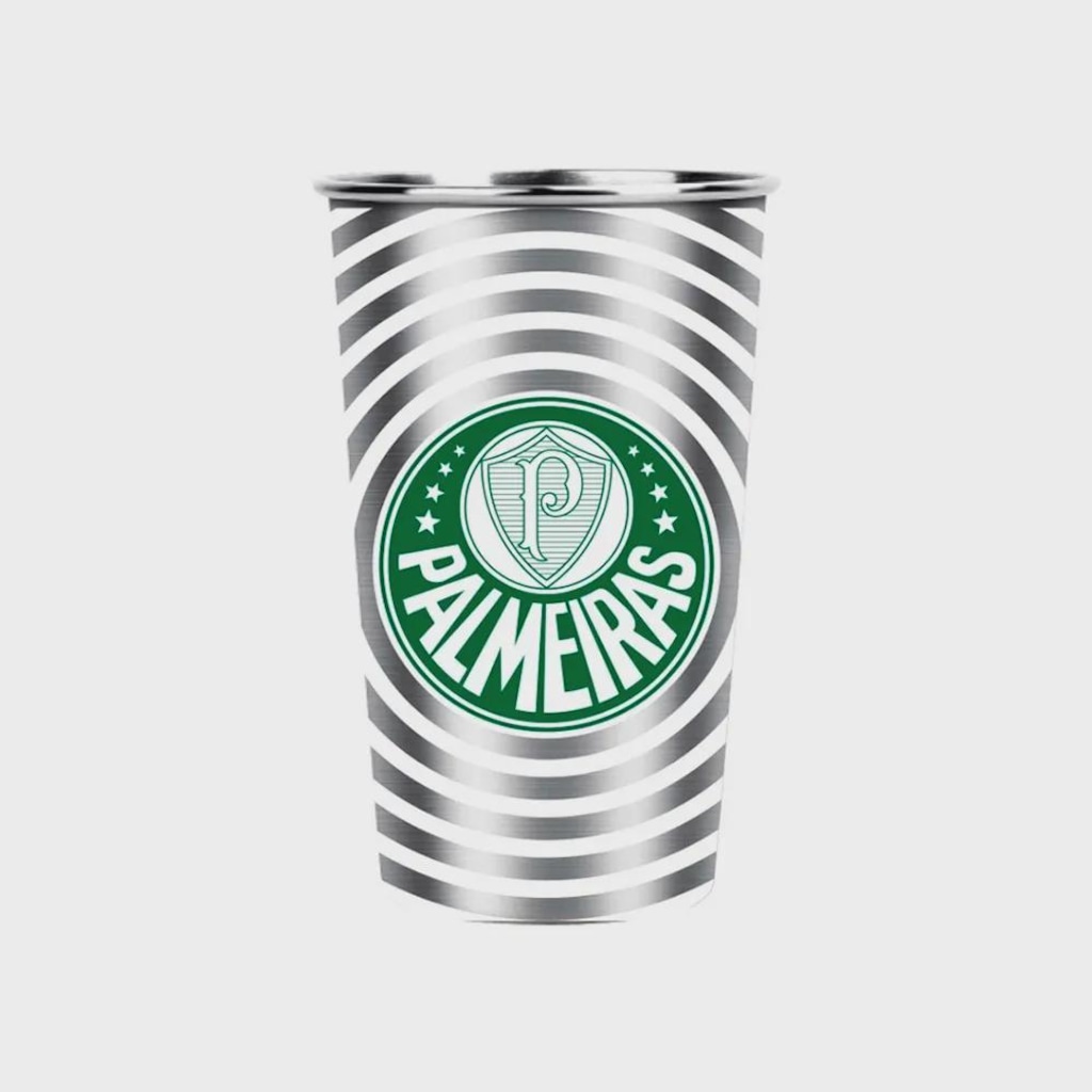 Imagem 1 do produto Copo Térmico Palmeiras Reação Allmix - 450ml
