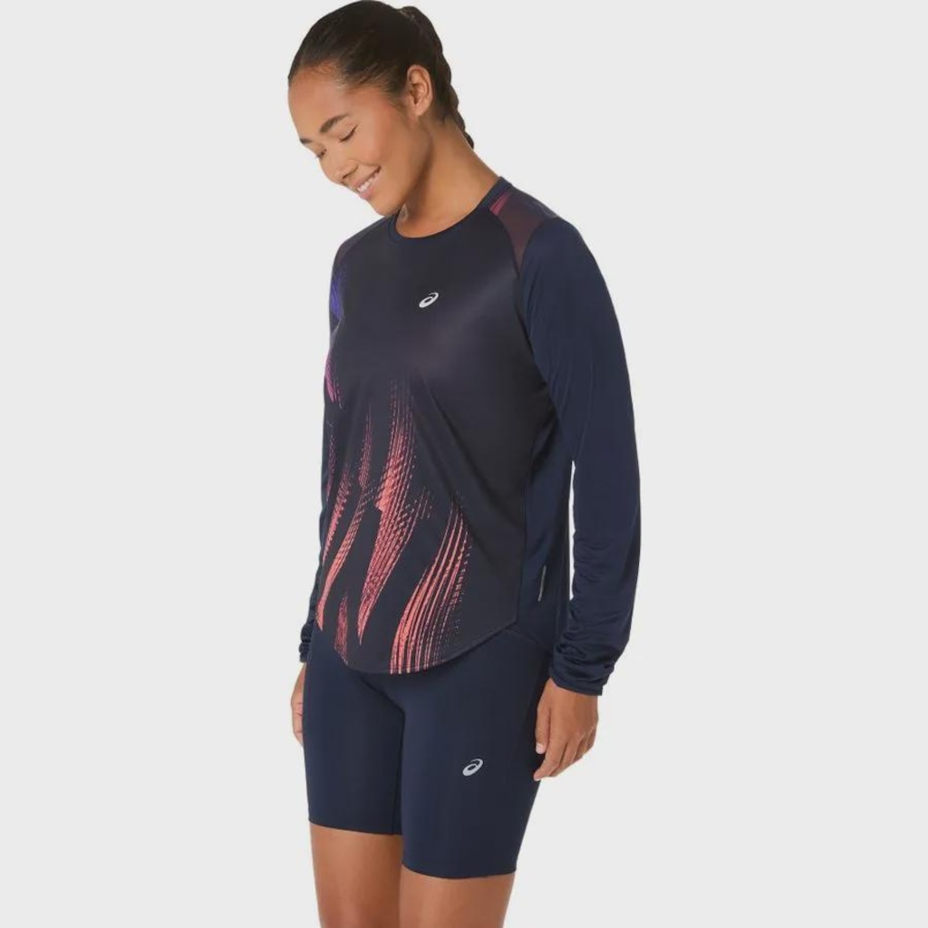 Imagem 3 do produto Camiseta Asics Manga Longa Road Graphic Ls Top - Feminina