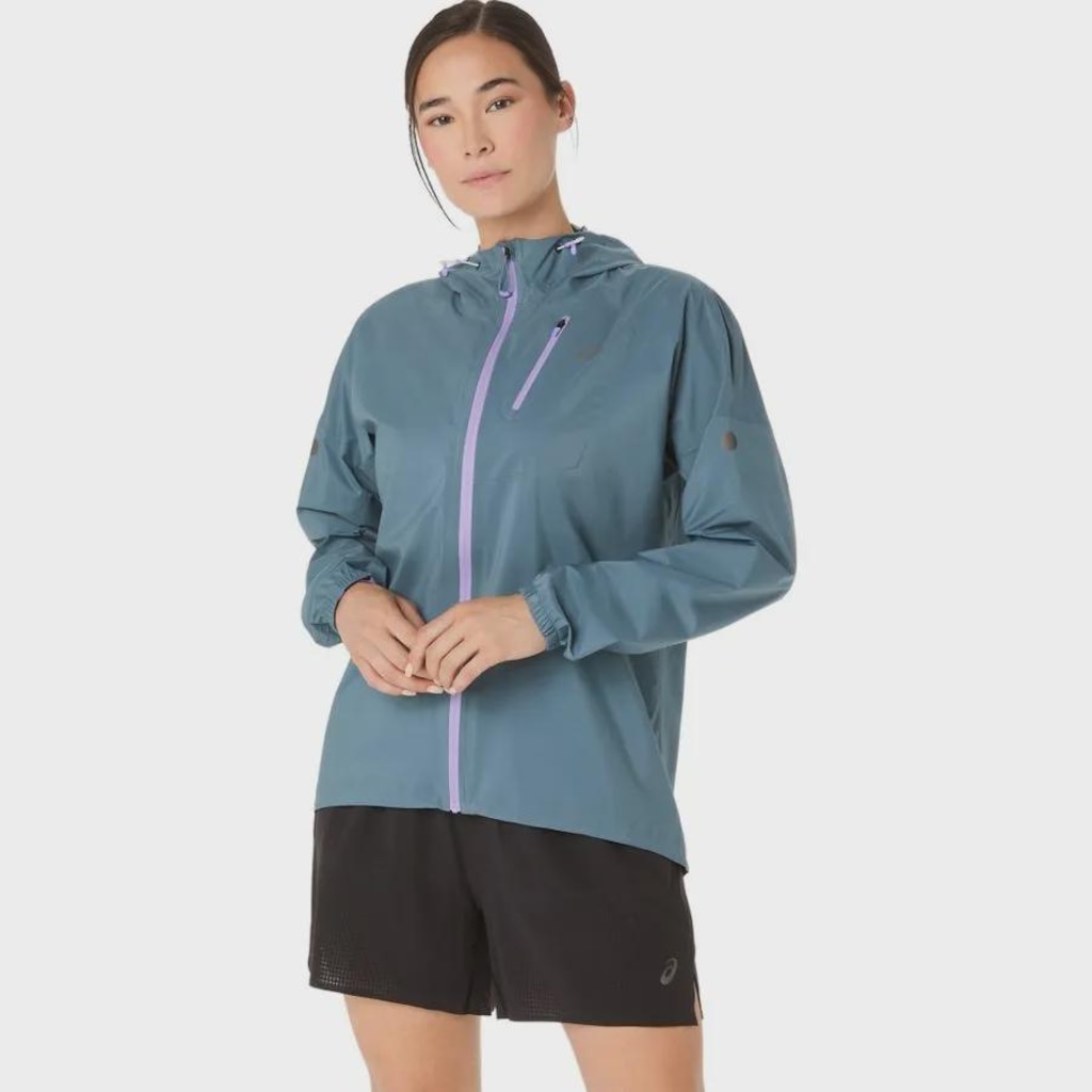 Imagem 1 do produto Jaqueta Feminina Asics Impermeável Fujitrail Elite