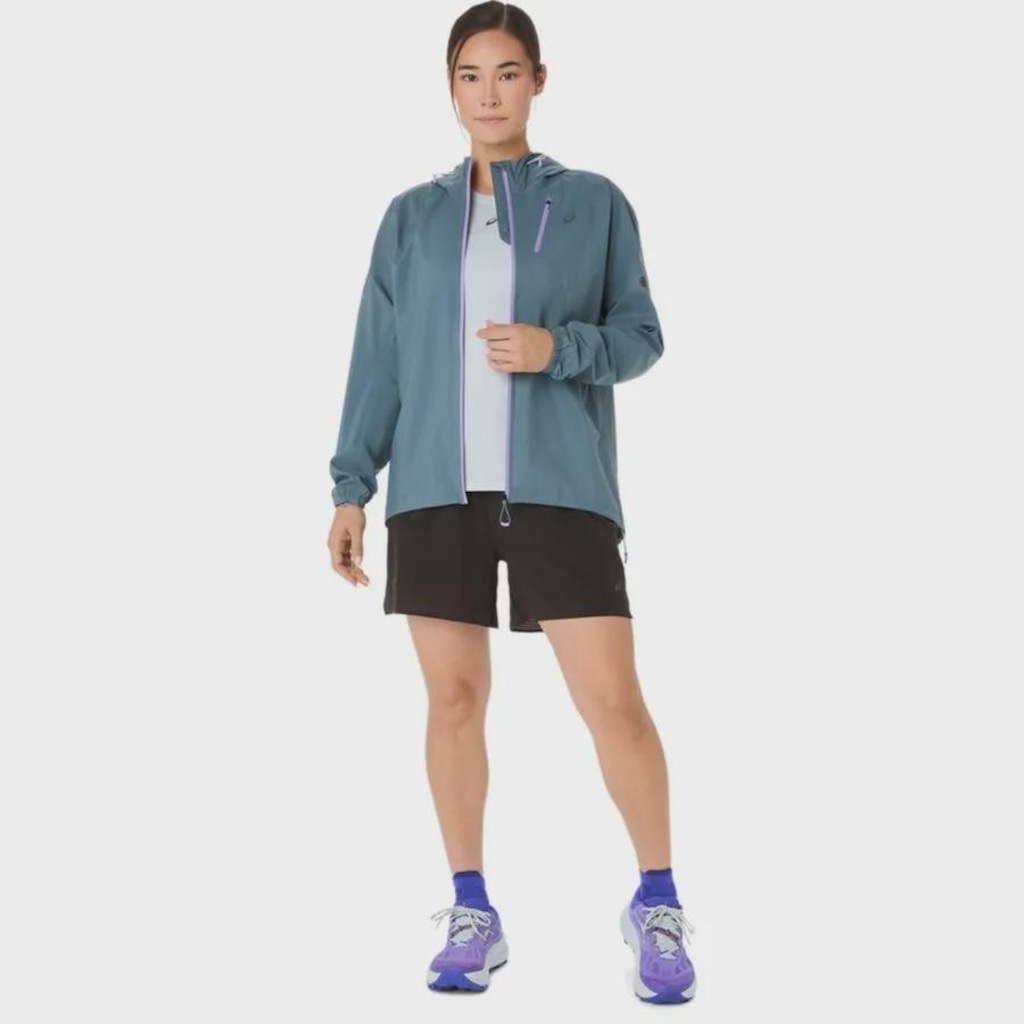 Imagem 2 do produto Jaqueta Feminina Asics Impermeável Fujitrail Elite