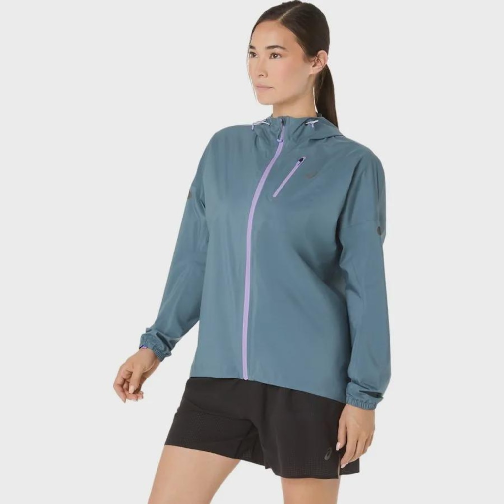 Imagem 4 do produto Jaqueta Feminina Asics Impermeável Fujitrail Elite
