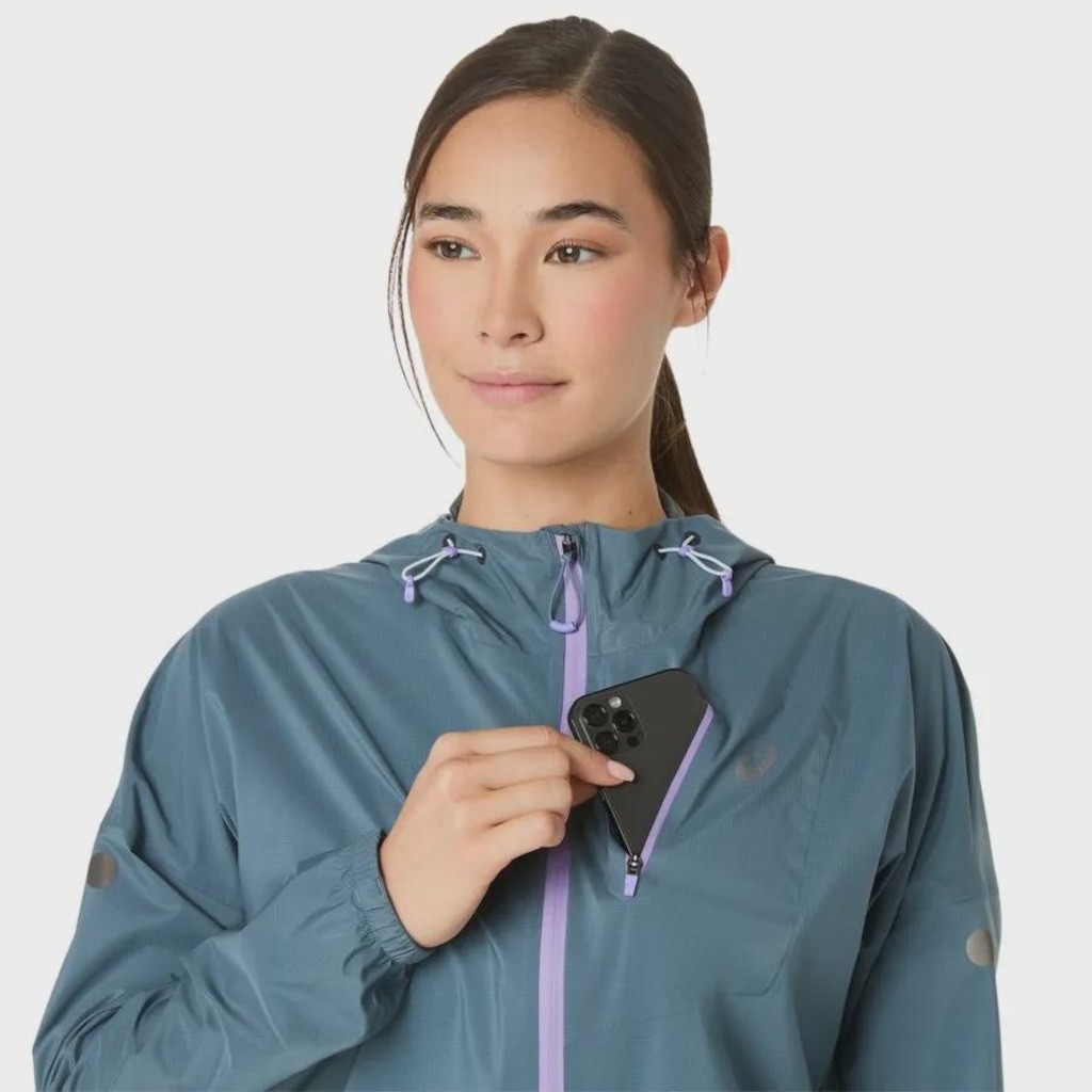 Imagem 5 do produto Jaqueta Feminina Asics Impermeável Fujitrail Elite