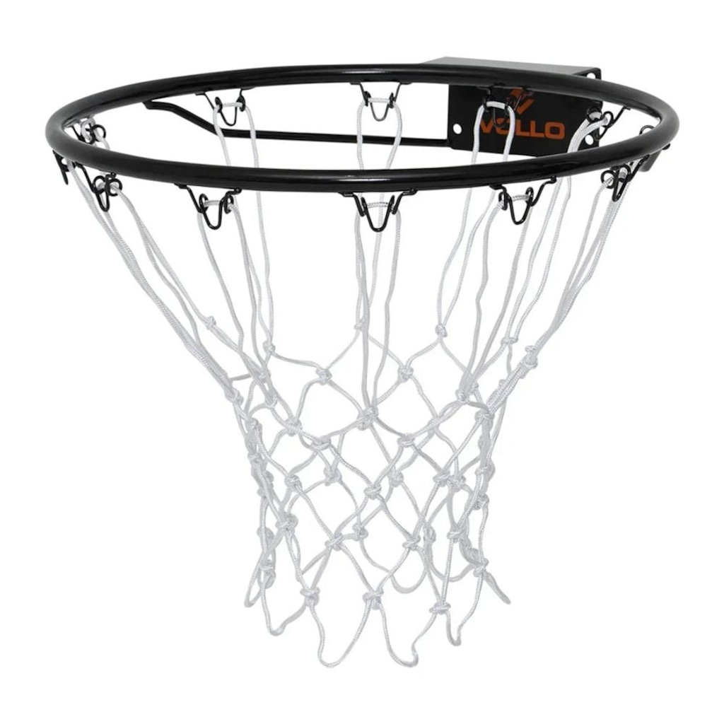 Imagem 1 do produto Aro de Cesta de Basquete Tabela Vollo TBA45 45cm com Rede Oficial