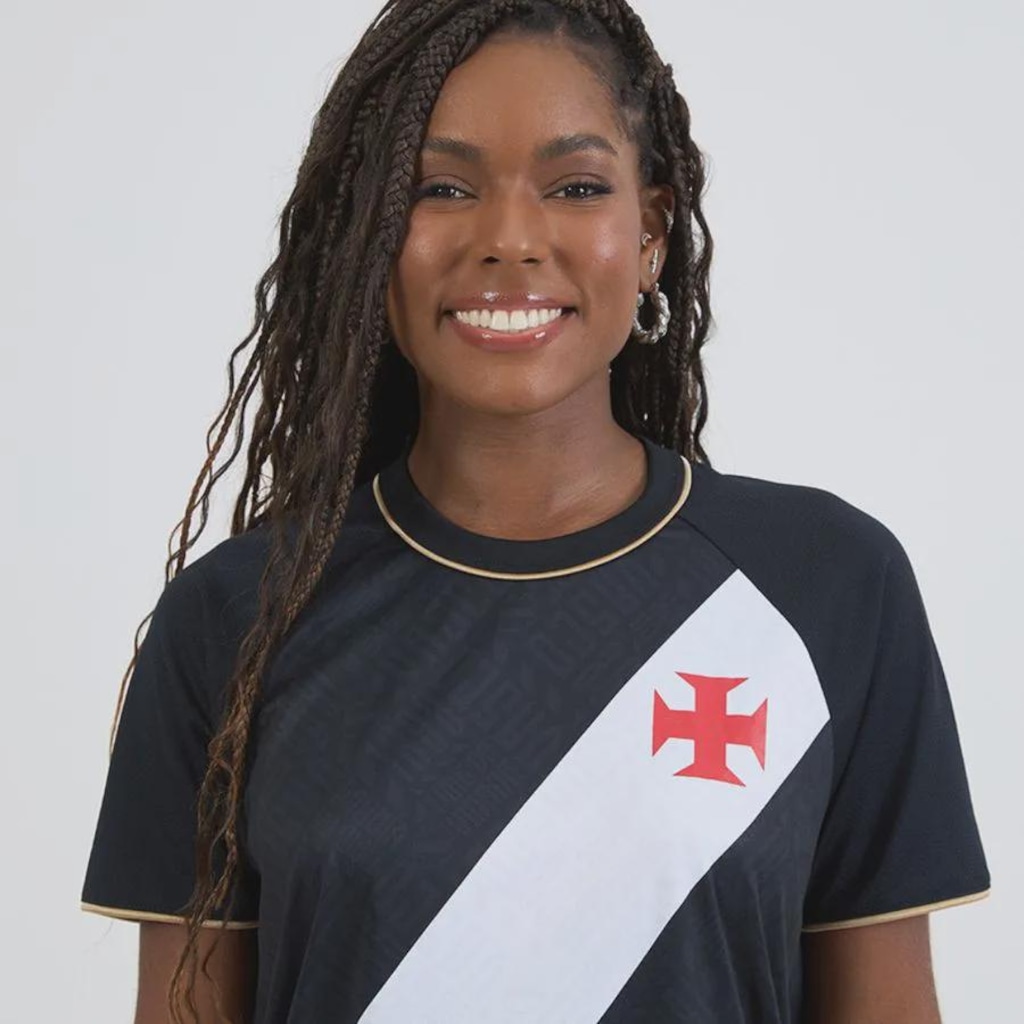 Imagem 2 do produto Camisa do Vasco Fluidez Raglan Braziline Feminina
