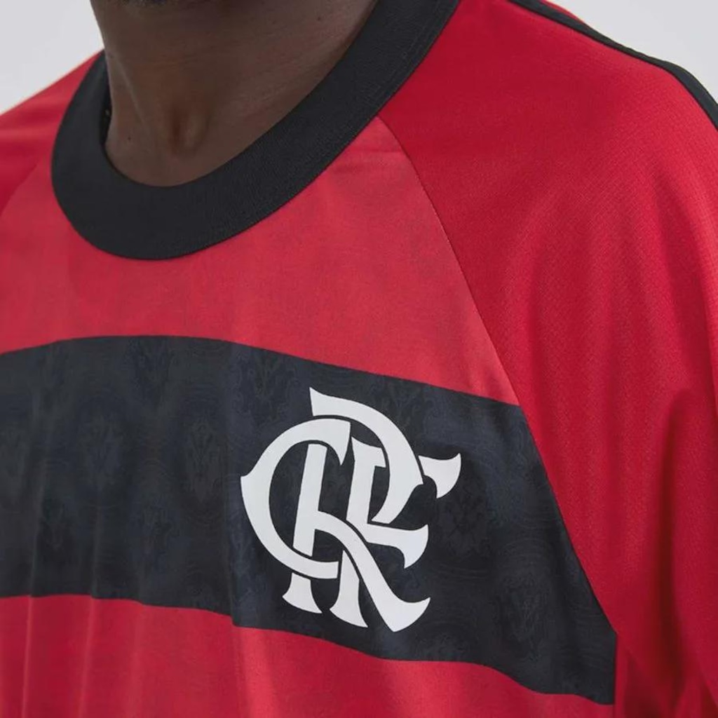 Imagem 2 do produto Camisa do Flamengo Rastro Raglan Braziline Masculina