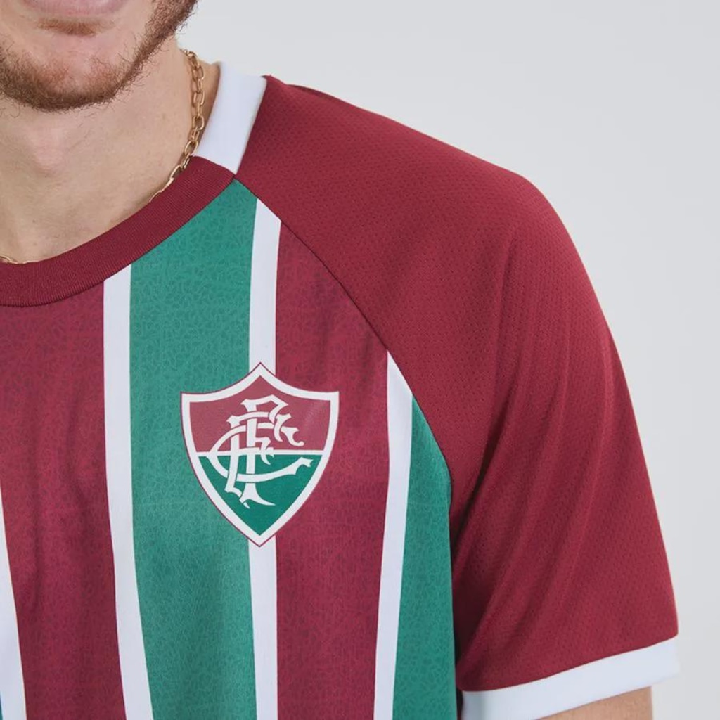 Imagem 3 do produto Camisa do Fluminense Truque Raglan Braziline Masculina