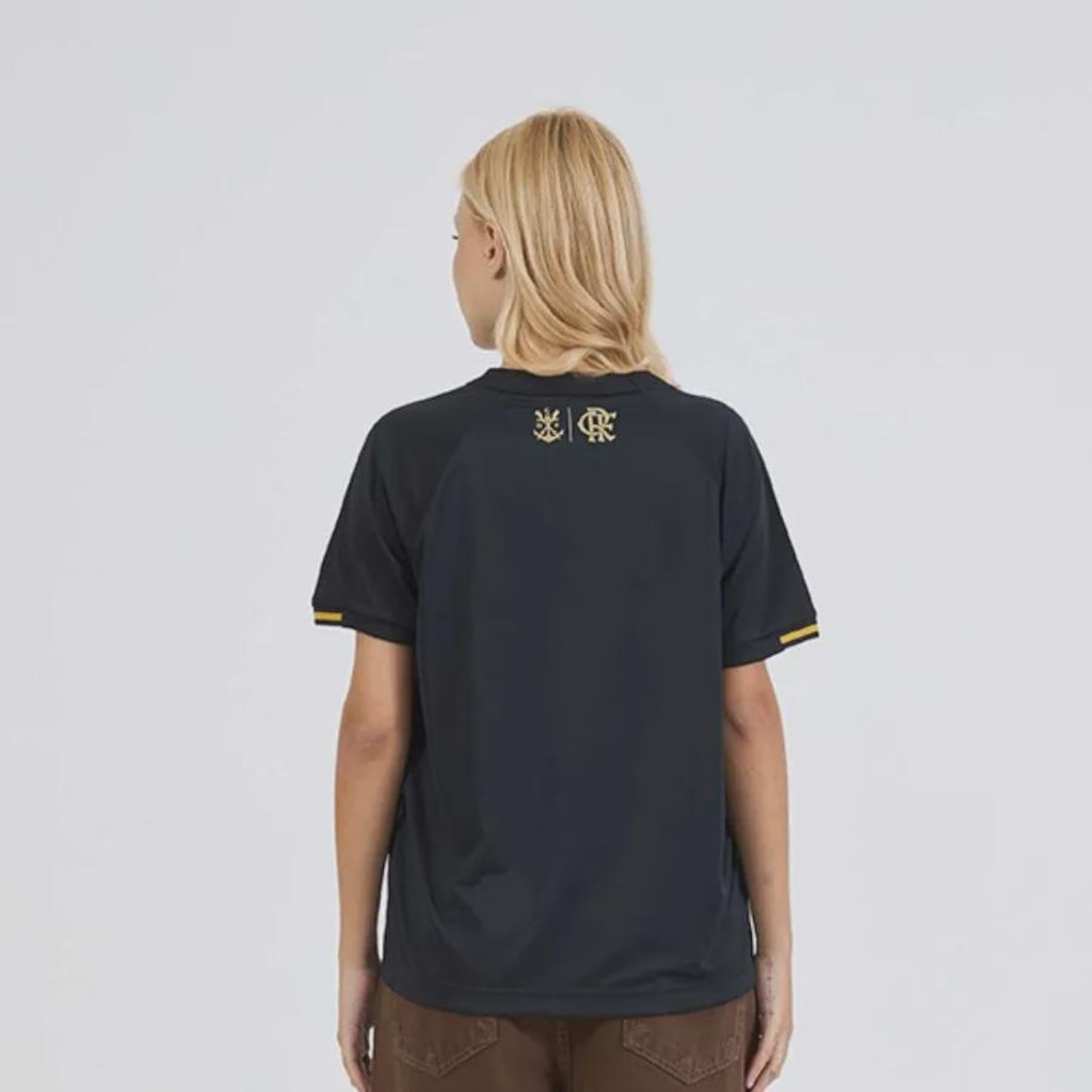 Imagem 3 do produto Camisa do Flamengo Solto Raglan Braziline Feminina